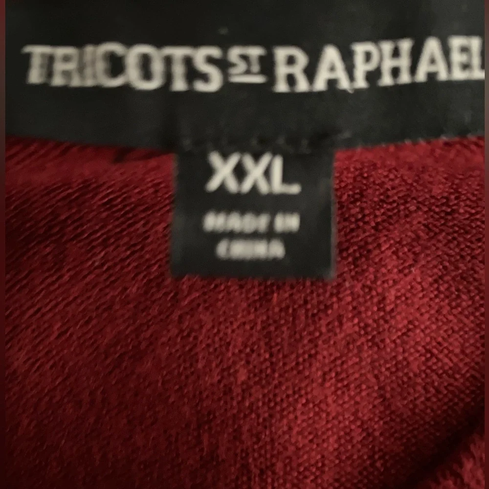 Big & Tall, V-Neck, Sweater, Color: Maroon, Size XXL , Excellent Condition - Picture 2 of 2